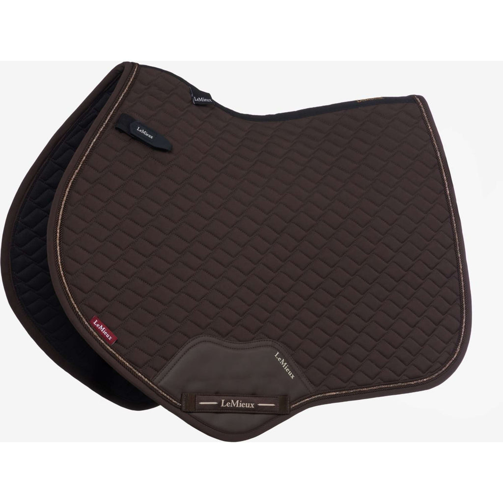 LeMieux Tapis de Selle Brilliance Close Contact Square de Saut Espresso