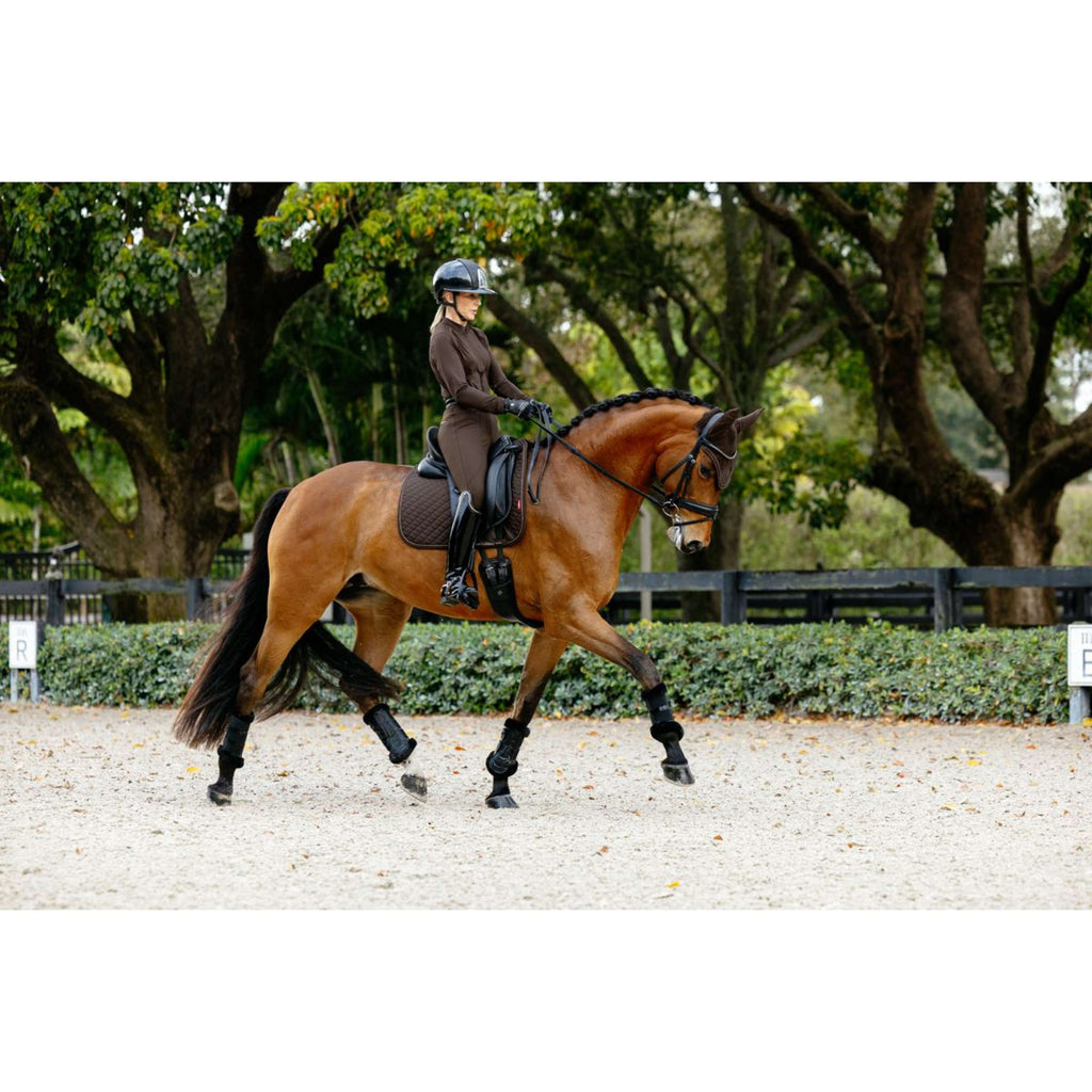 LeMieux Tapis de Selle Brilliance Dressage Espresso