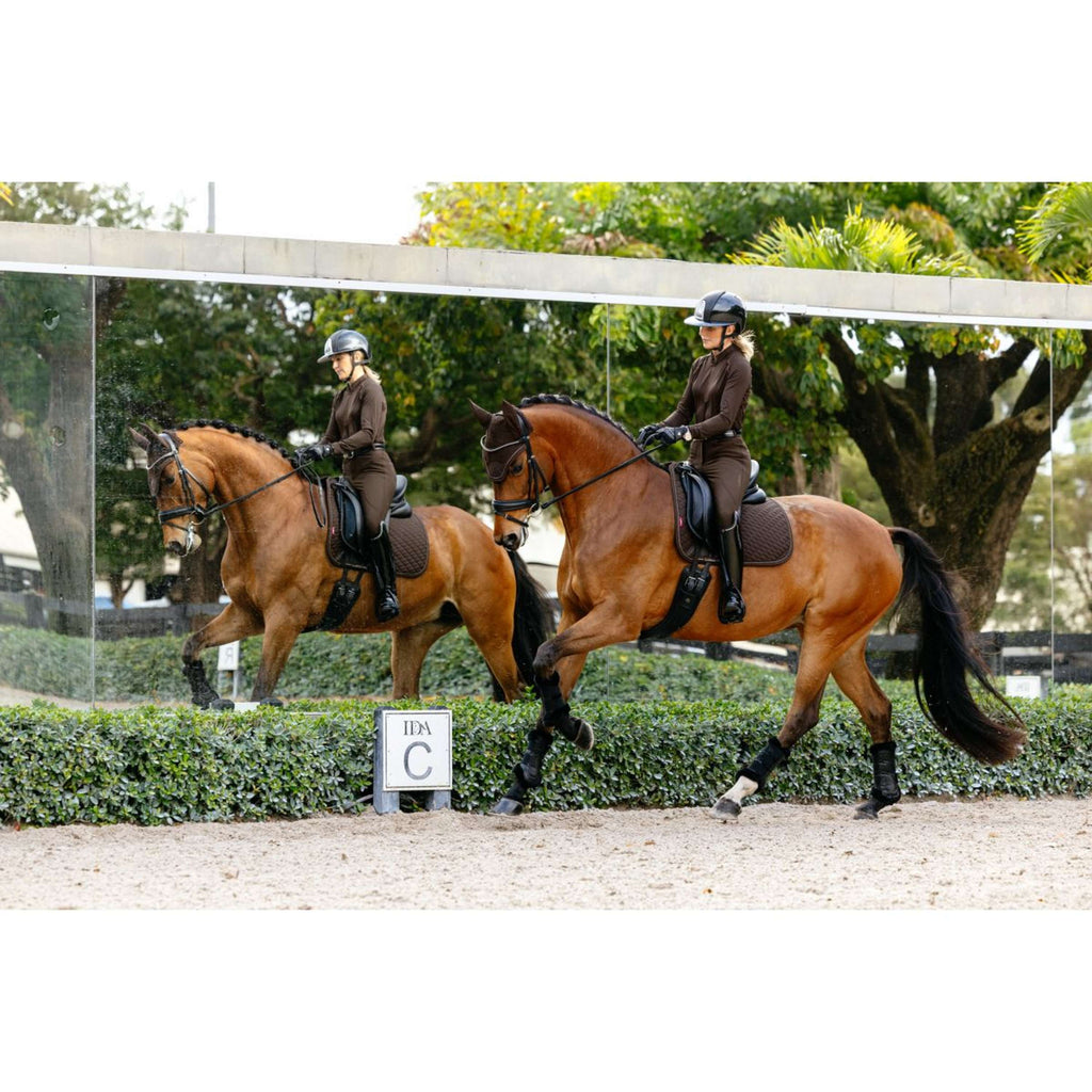 LeMieux Tapis de Selle Brilliance Dressage Espresso