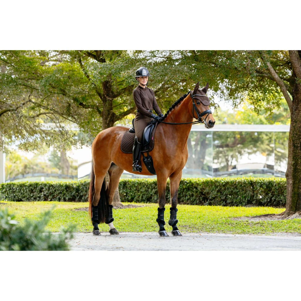 LeMieux Tapis de Selle Brilliance Dressage Espresso