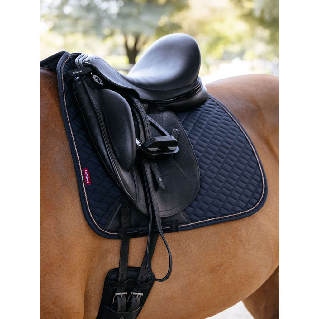 LeMieux Tapis de Selle Brilliance Dressage Marin