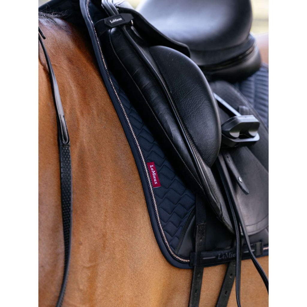 LeMieux Tapis de Selle Brilliance Dressage Marin