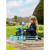LeMieux Toy Pony Jump Set Azure/Sage/White