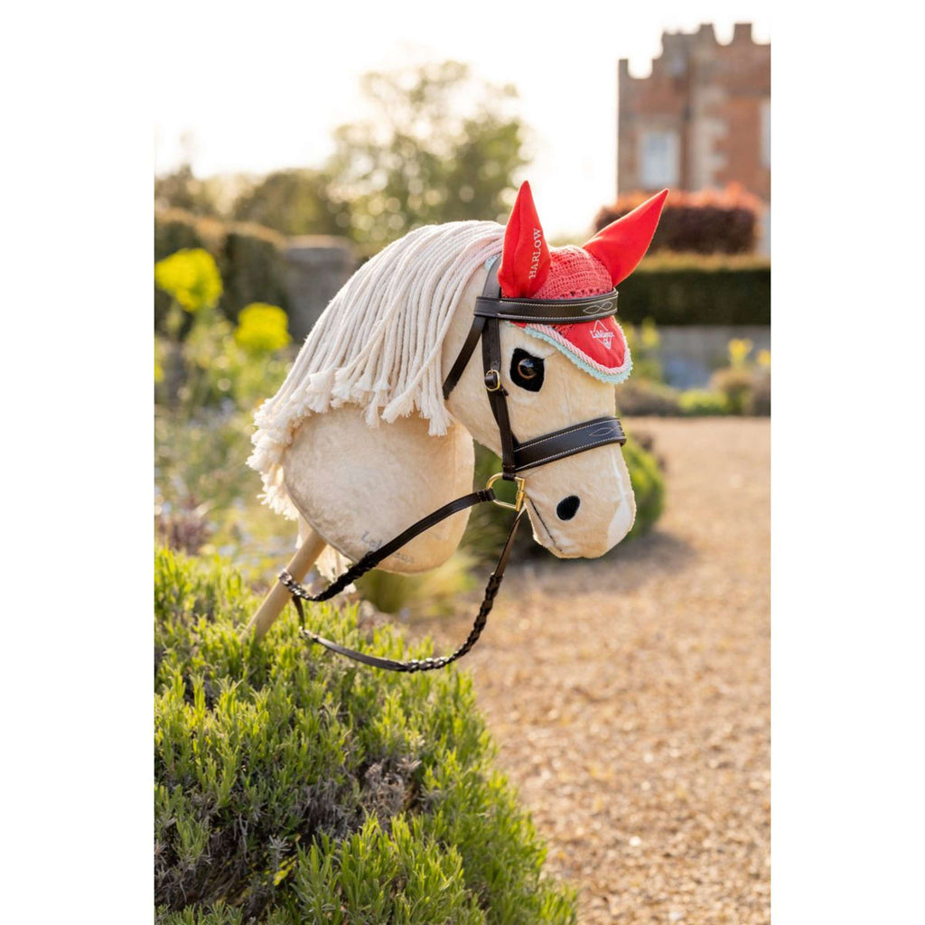 LeMieux Hobby Horse Bonnet Anti-Mouches Coral Crush