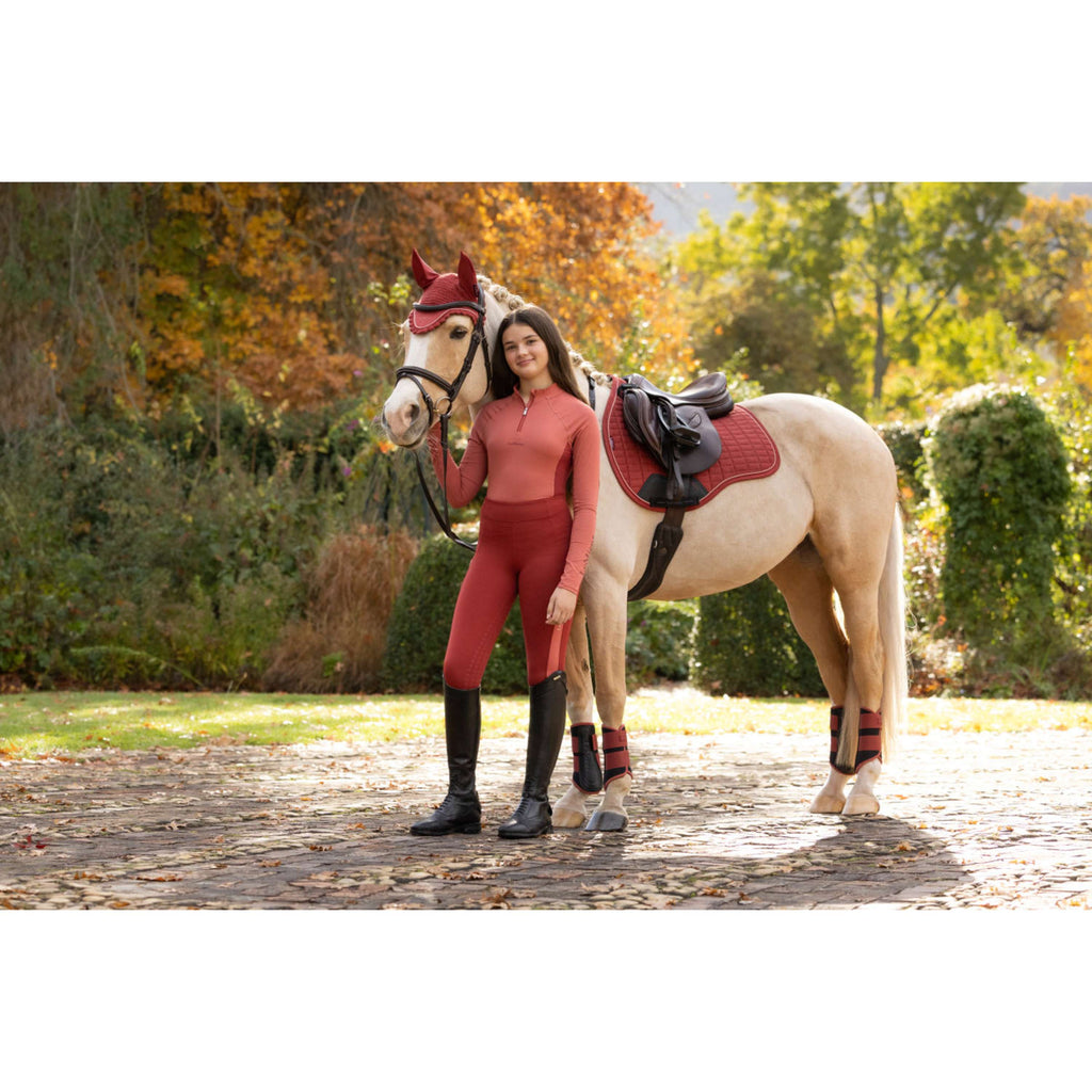 LeMieux Tapis de Selle Suede Square Polyvalence Russet