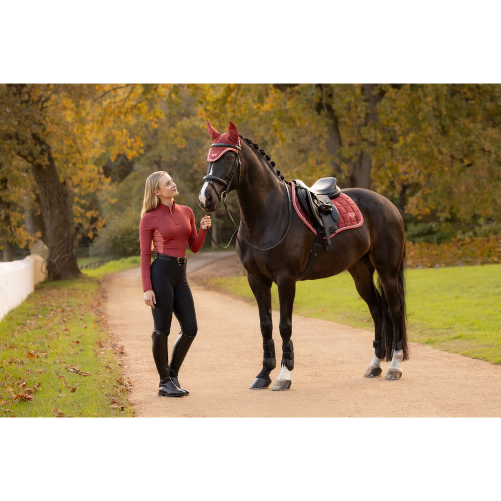 LeMieux Tapis de Selle Loire Classic Close Contact Square de Saut Russet