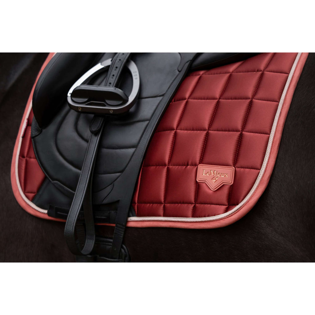 LeMieux Tapis de Selle Loire Classic Square Dressage Russet