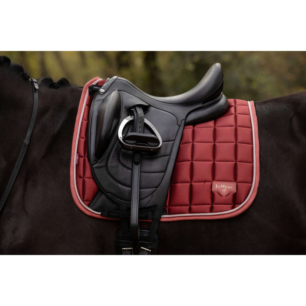 LeMieux Tapis de Selle Loire Classic Square Dressage Russet