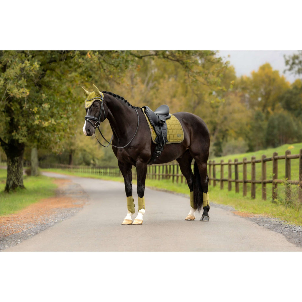 LeMieux Tapis de Selle Loire Classic Square Dressage Gooseberry