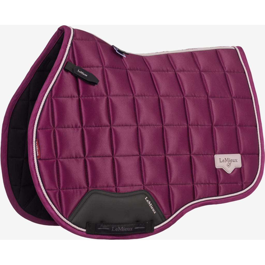 LeMieux Tapis de Selle Loire Classic Square Polyvalence Blackberry
