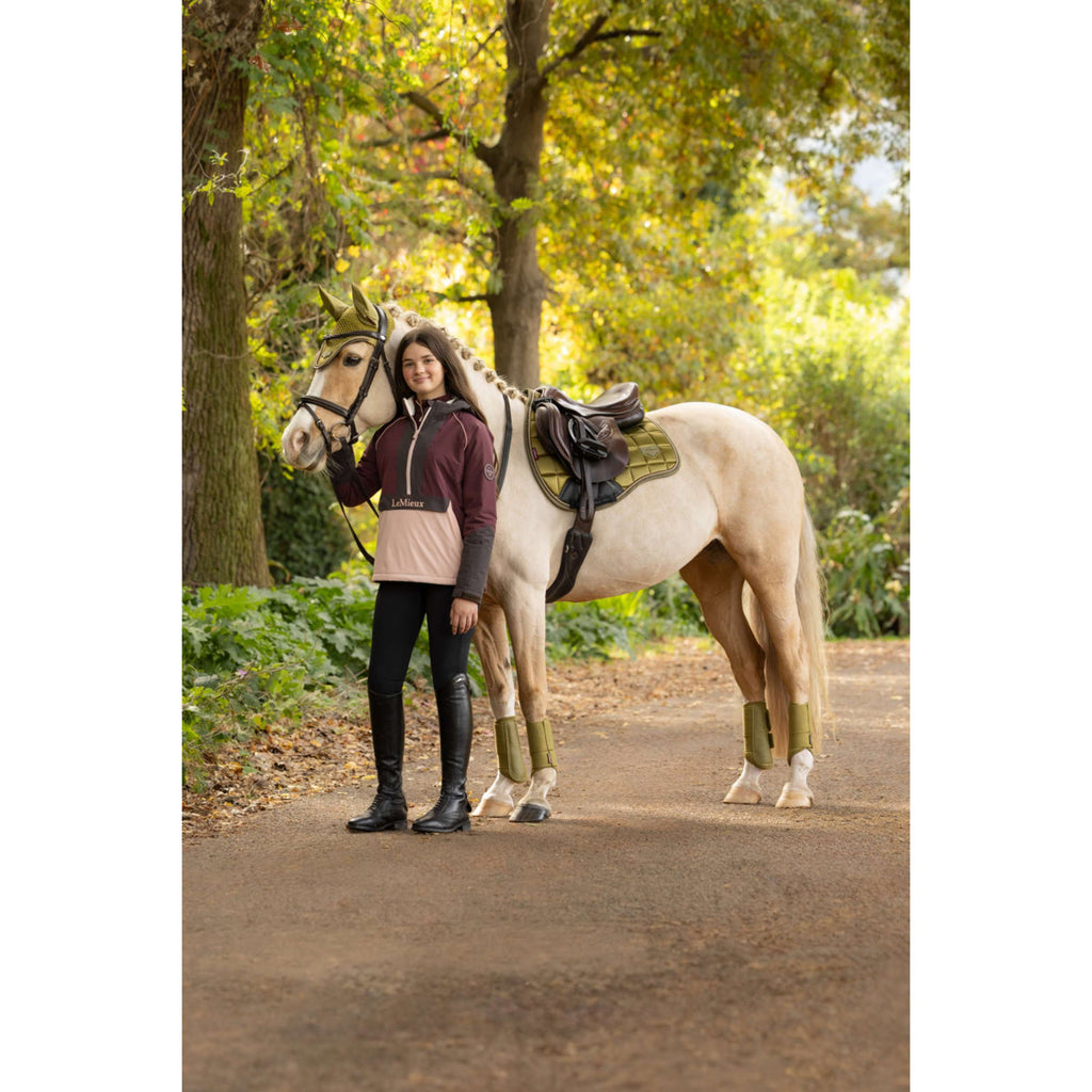 LeMieux Tapis de Selle Loire Classic Square Polyvalence Gooseberry