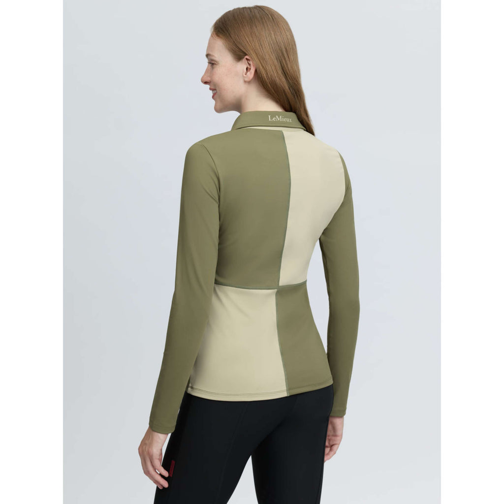 LeMieux Baselayer Harlequin Rugby Willow/Pear
