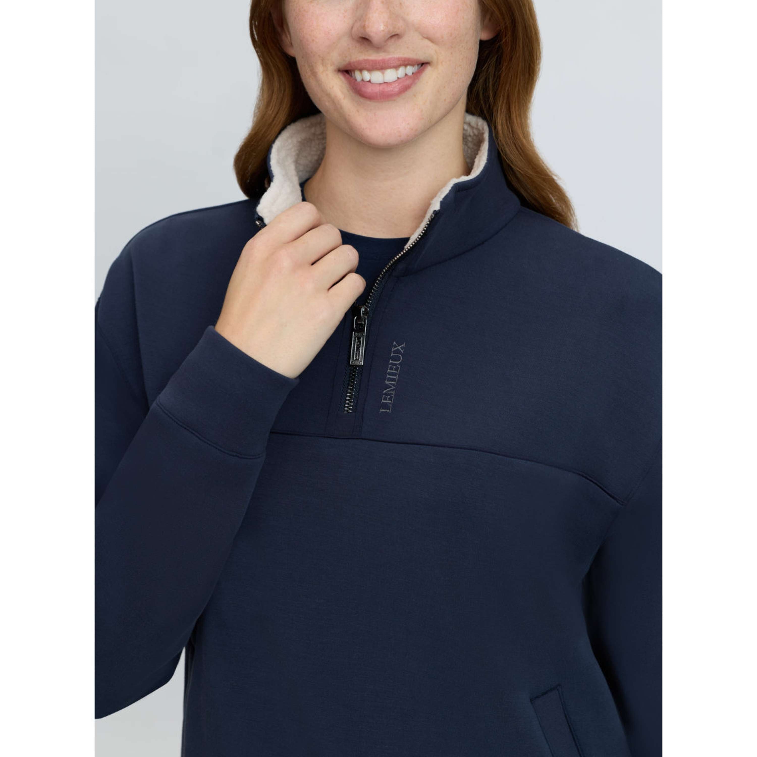 LeMieux Pull Scarlet Quarter Zip Marine