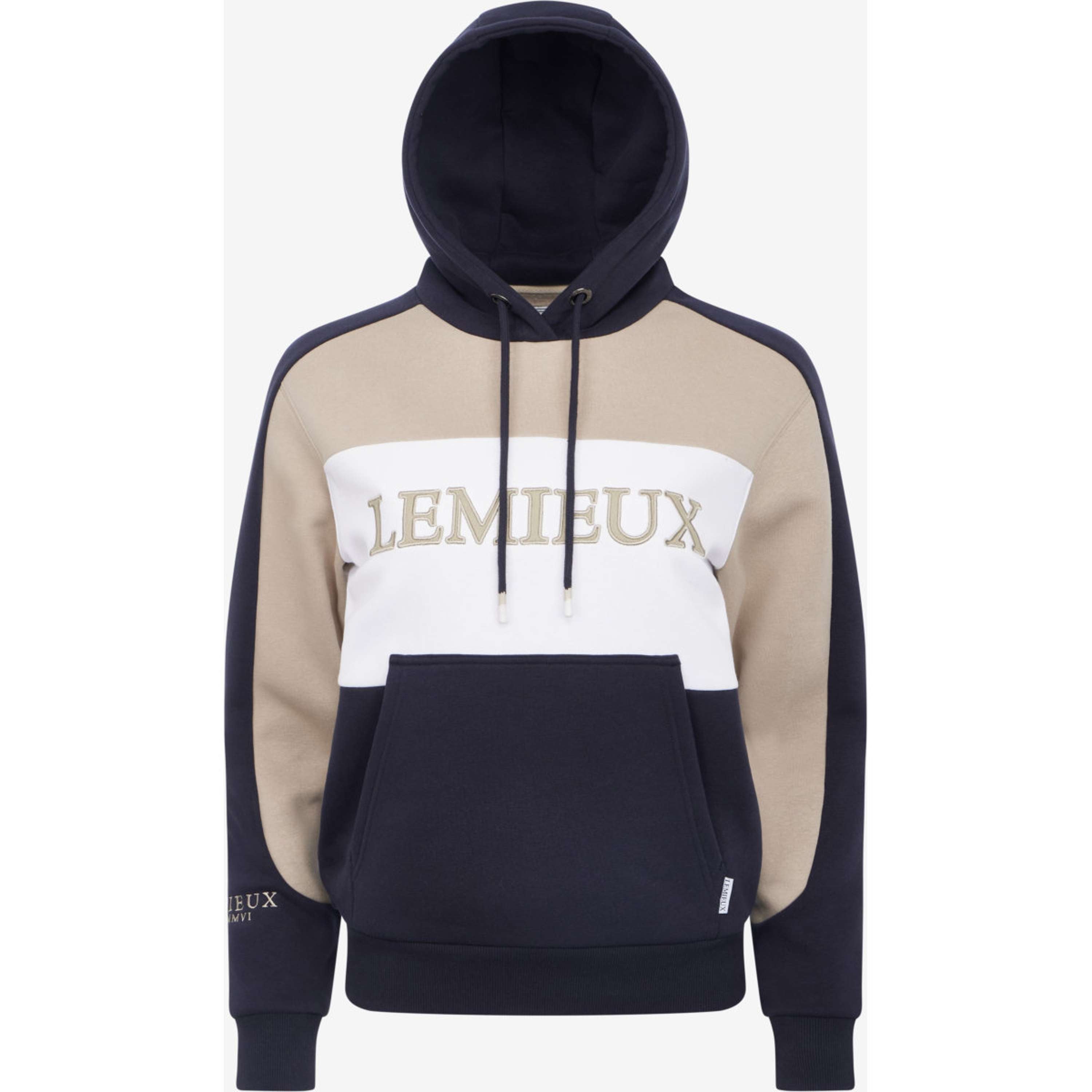 LeMieux Pull col Hoodie Kadie Colour Block Marine