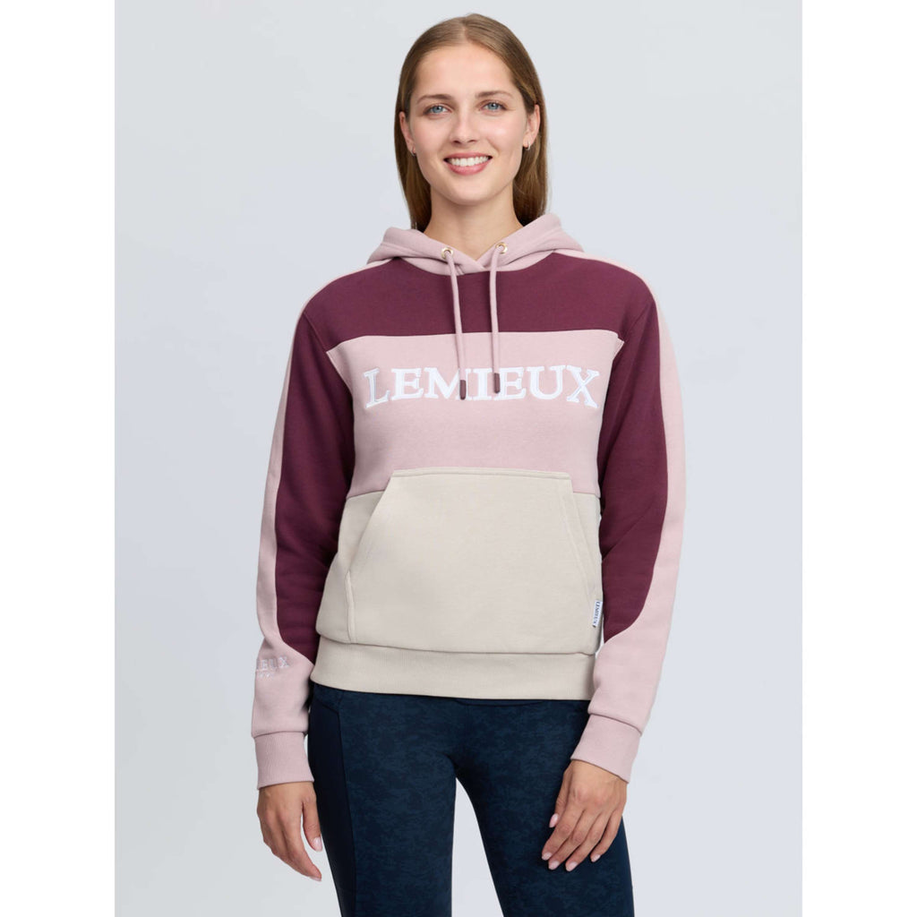 LeMieux Pull col Hoodie Kadie Colour Block Wild Rose