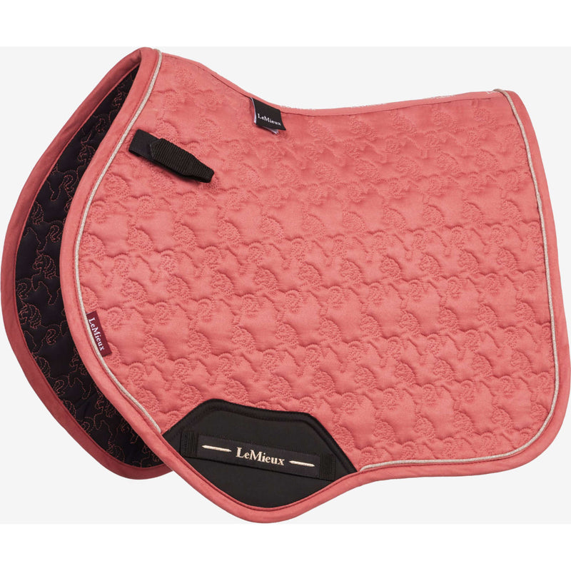 LeMieux Tapis de Selle Suede Square de Saut Spiced Earth