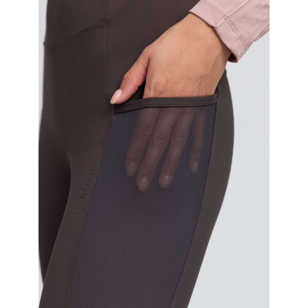 LeMieux Legging d'Équitation Naomi Full Grip Cocoa