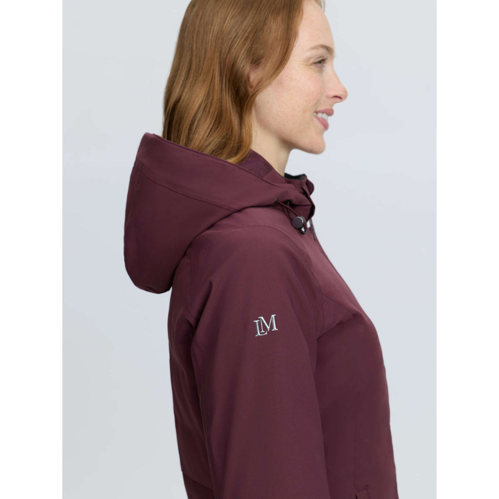 LeMieux Veste Longue Erin Waterproof Padded Bramble