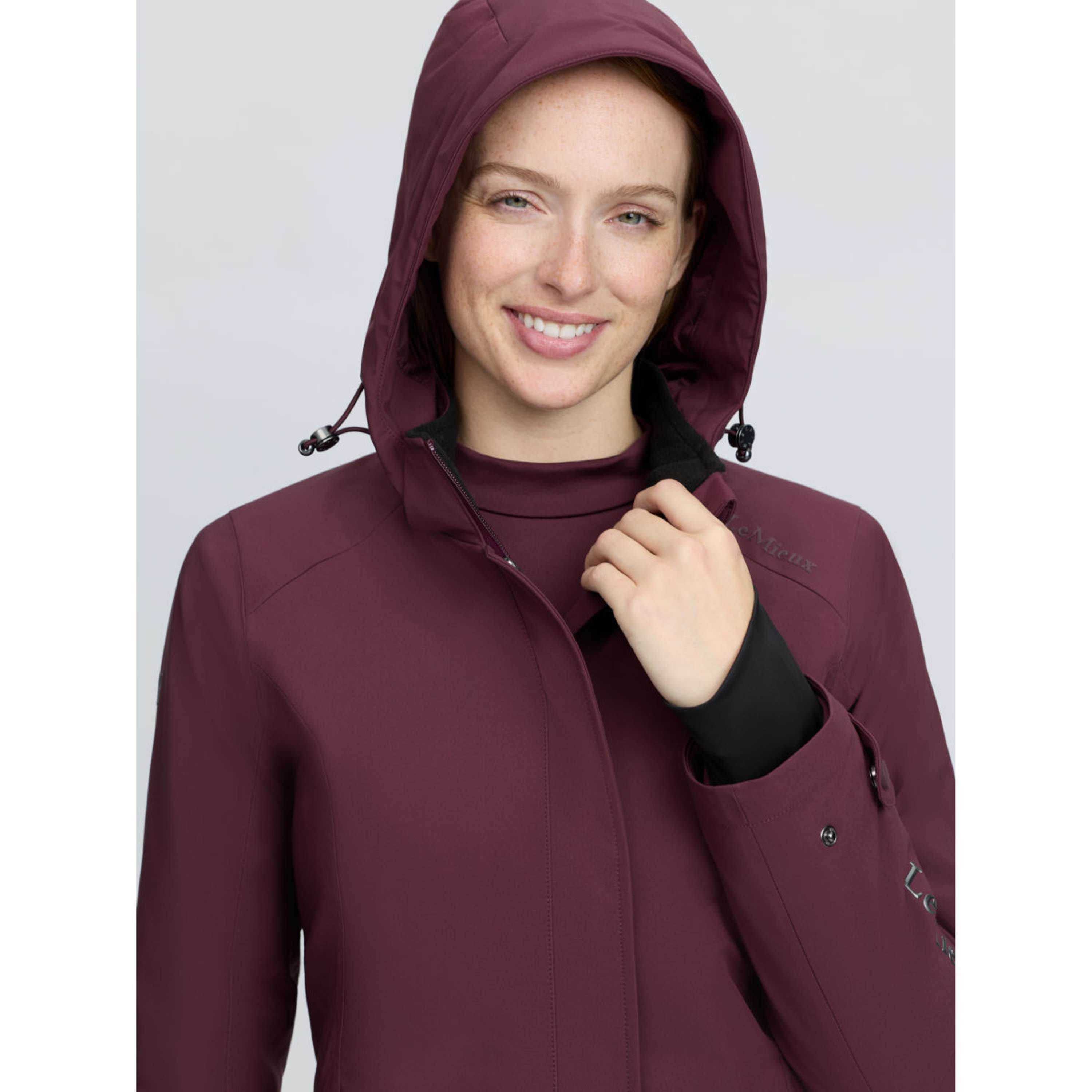 LeMieux Veste Longue Erin Waterproof Padded Bramble