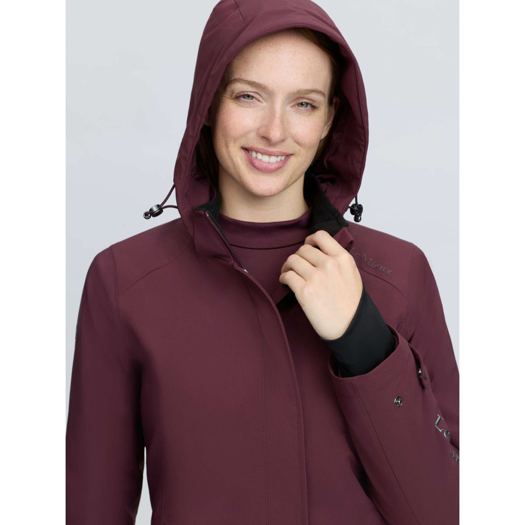 LeMieux Veste Longue Erin Waterproof Padded Bramble