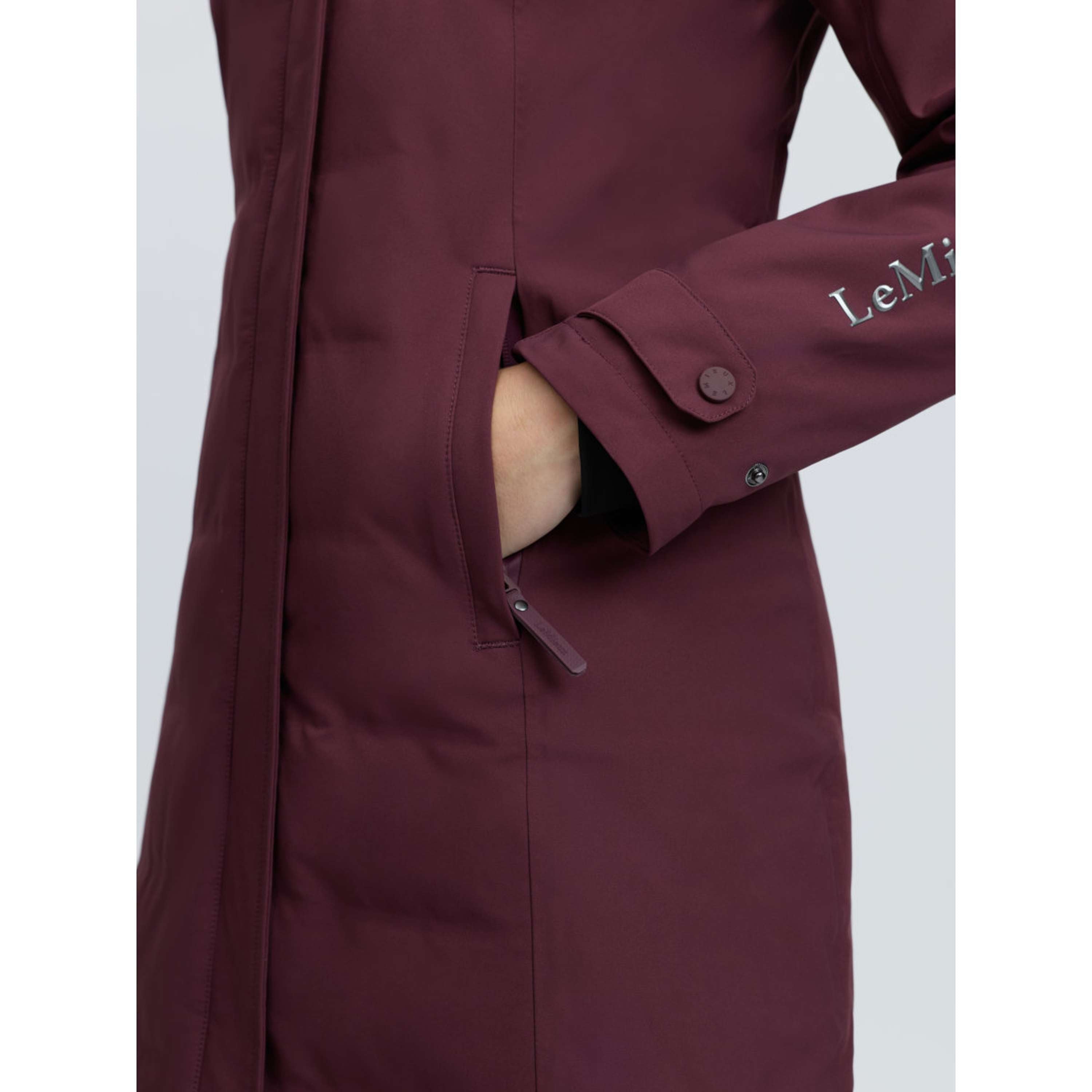 LeMieux Veste Longue Erin Waterproof Padded Bramble