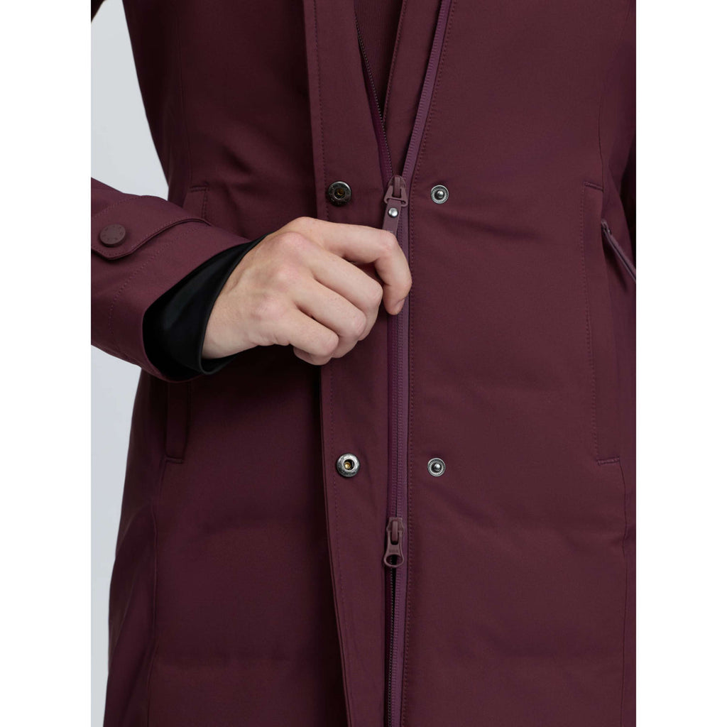 LeMieux Veste Longue Erin Waterproof Padded Bramble
