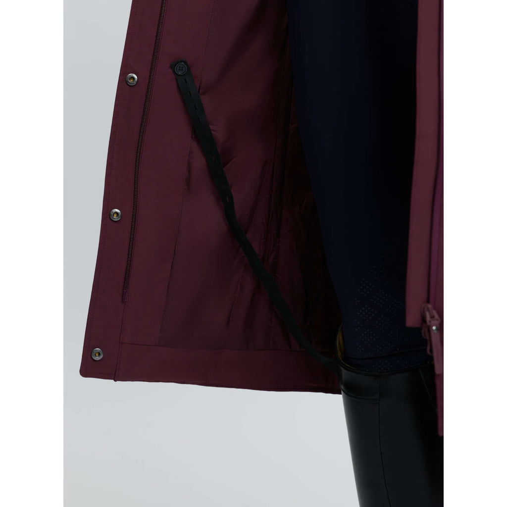 LeMieux Veste Longue Erin Waterproof Padded Bramble