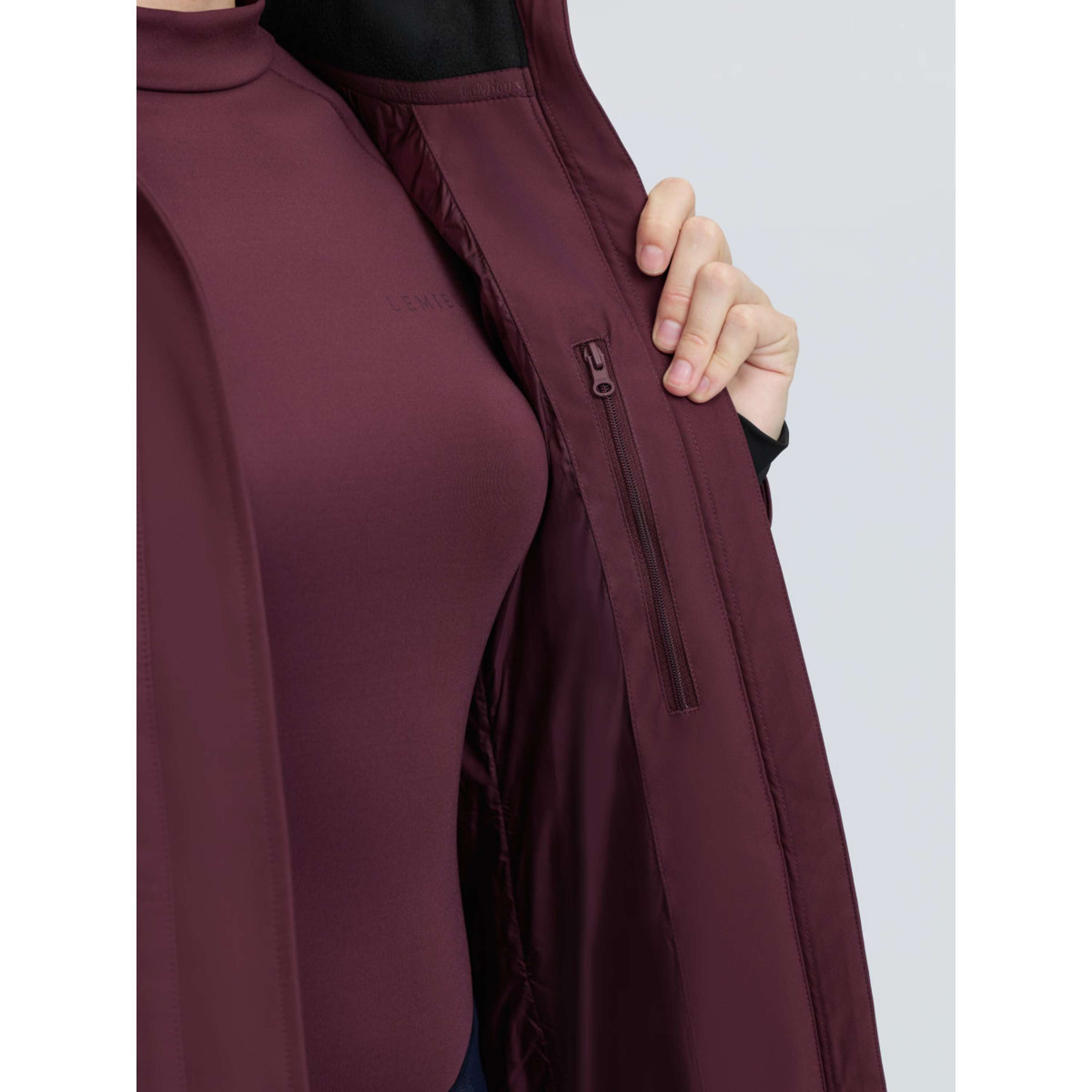 LeMieux Veste Longue Erin Waterproof Padded Bramble