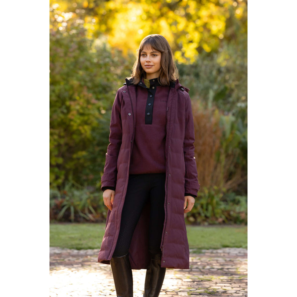 LeMieux Veste Longue Erin Waterproof Padded Bramble