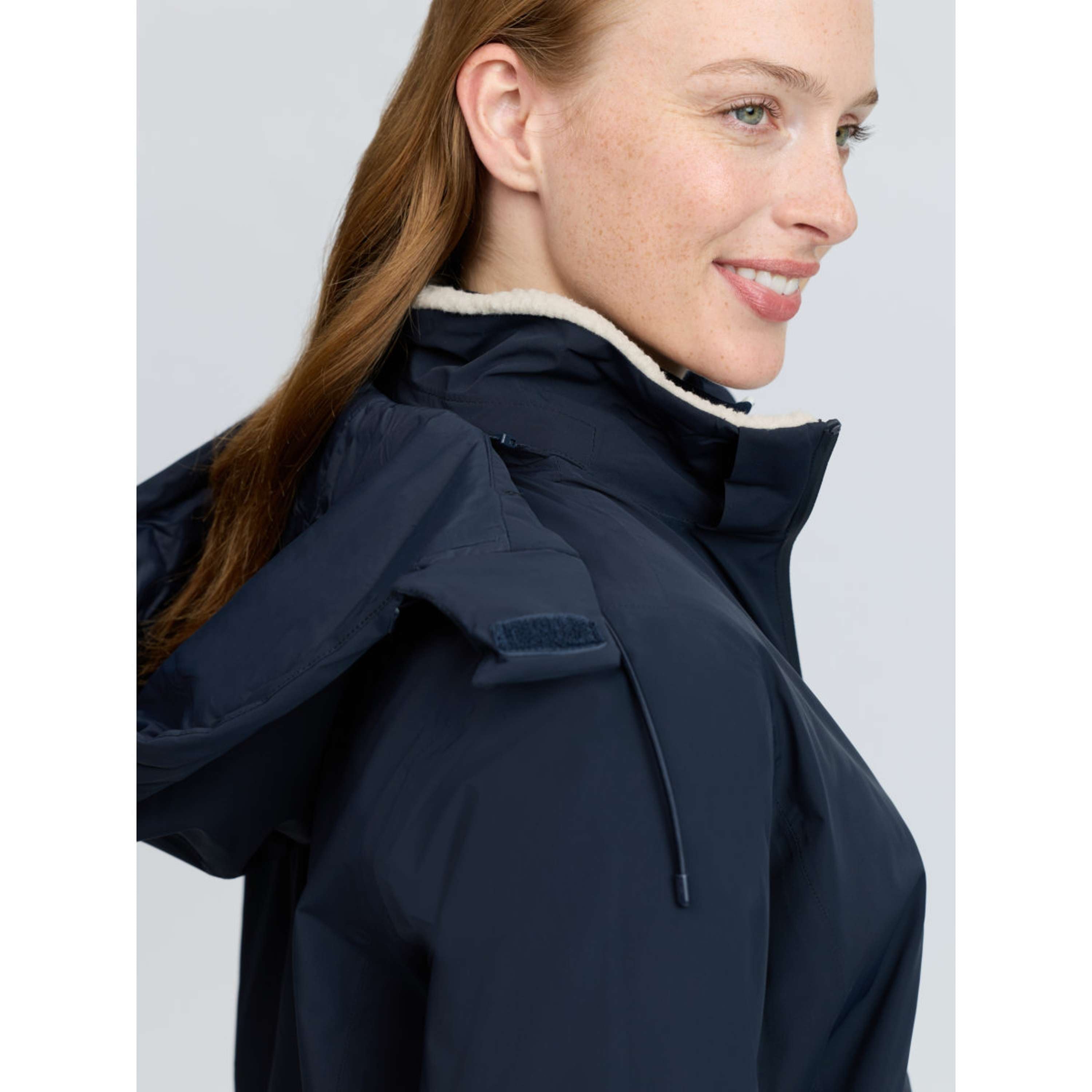 LeMieux Veste Phoebe Half Zip Waterproof Anorak Marine