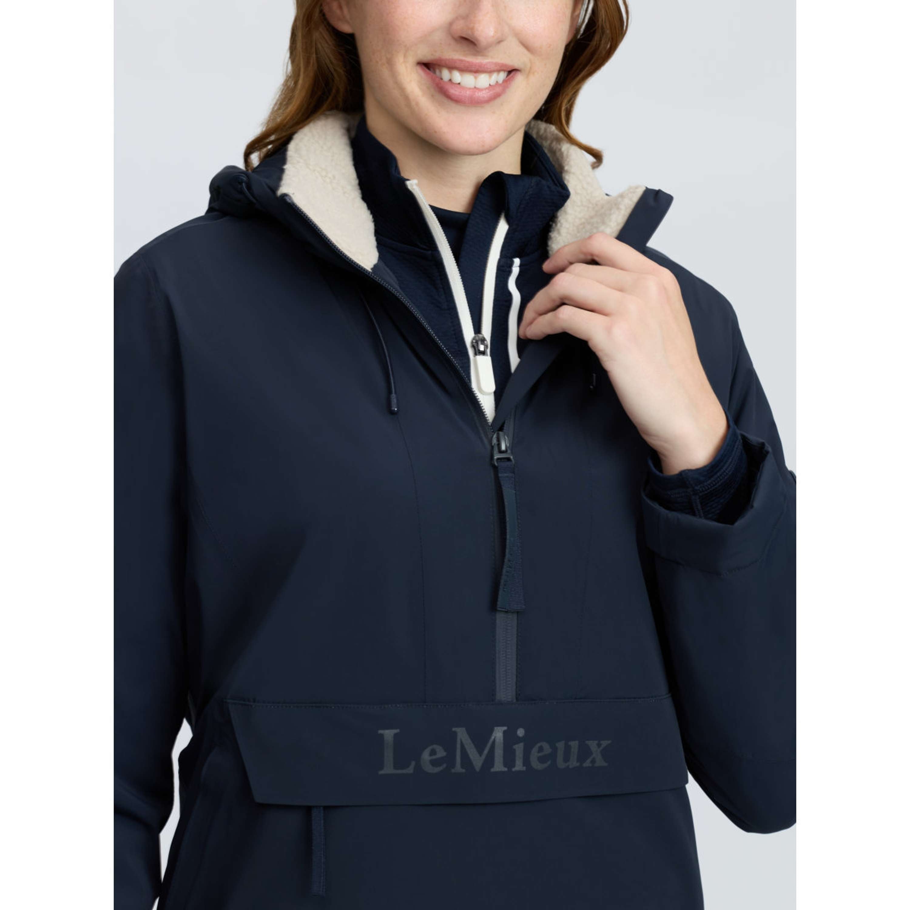 LeMieux Veste Phoebe Half Zip Waterproof Anorak Marine