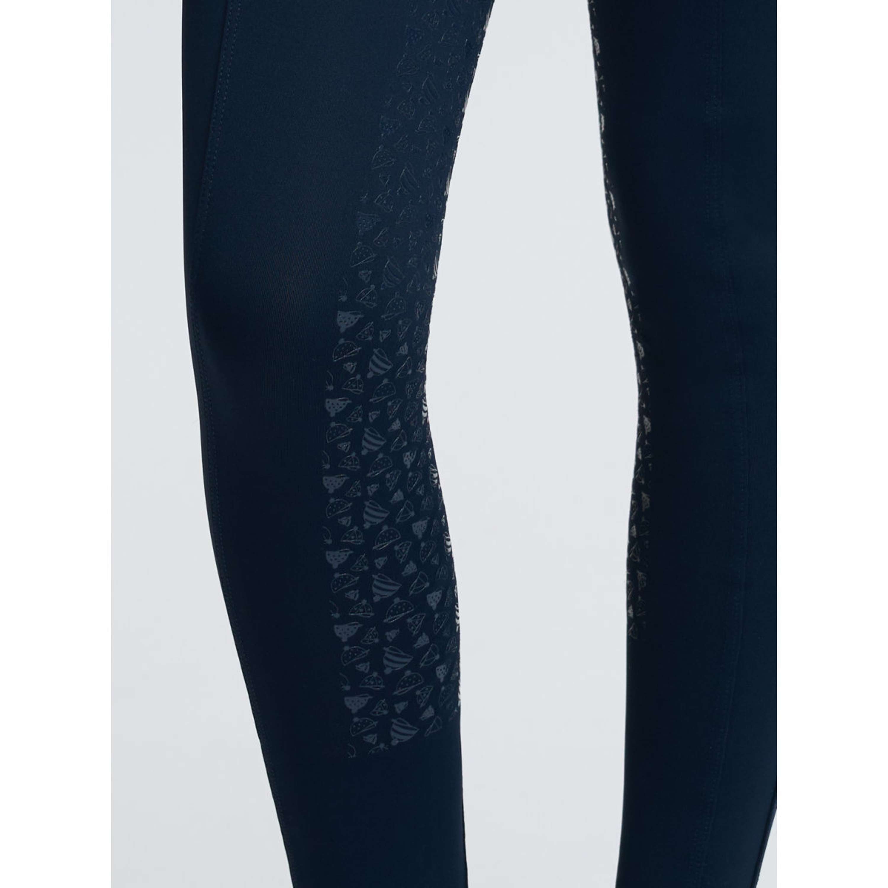 LeMieux Legging d'Équitation Kids Full Grip Navy/Aloe