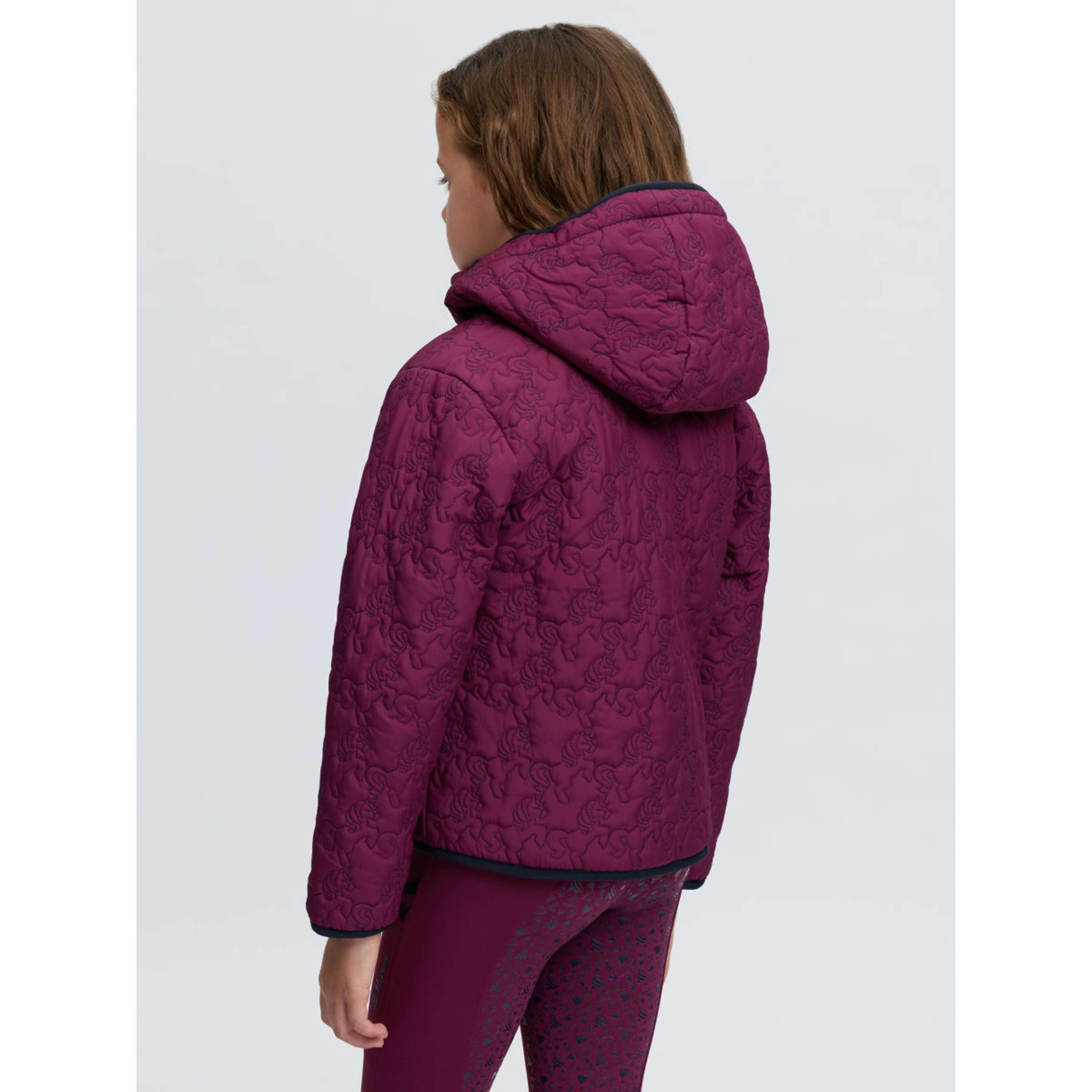 LeMieux Veste Lola Quilted Kids Blackberry