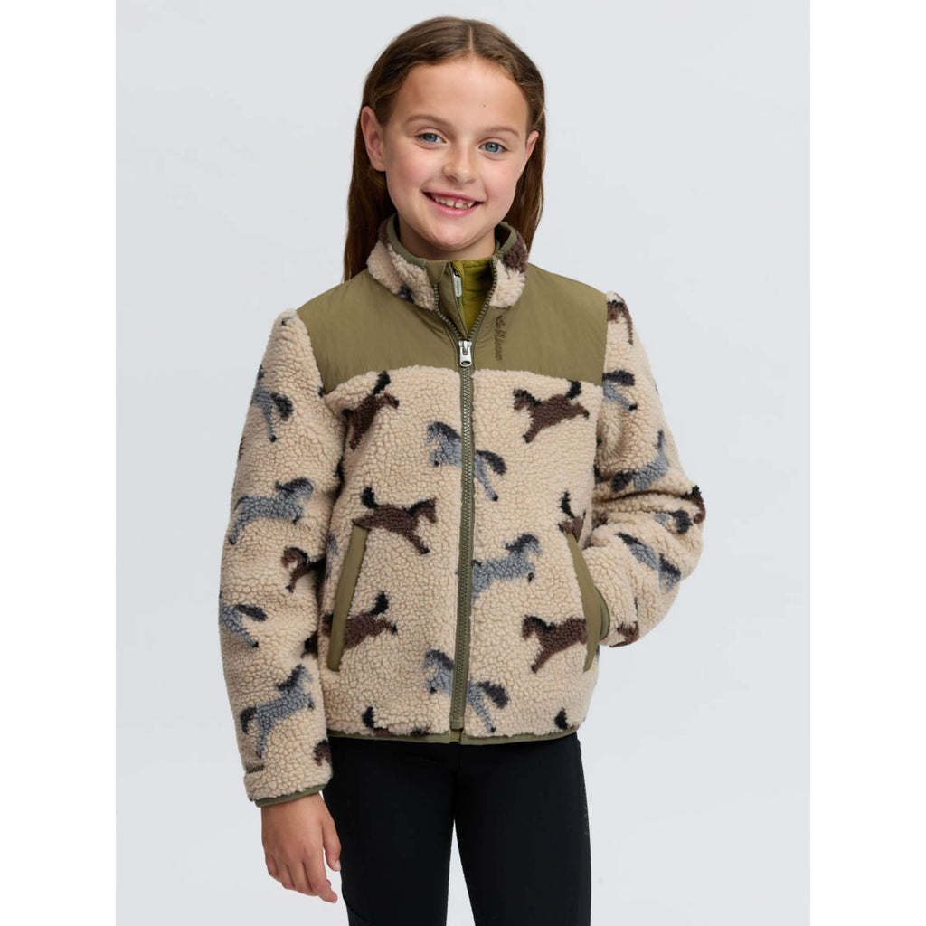 LeMieux Veste Theo Pony Fleece Kids Willow Green