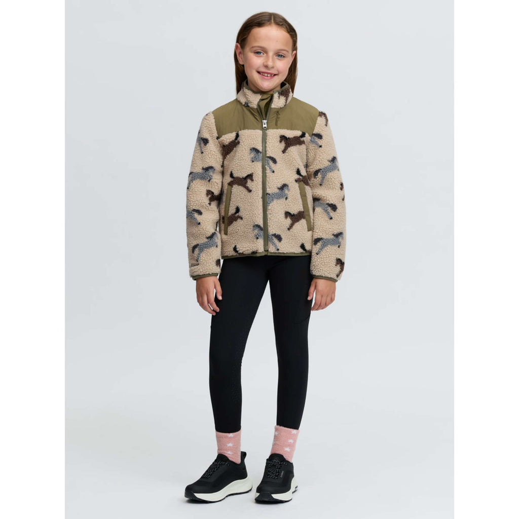LeMieux Veste Theo Pony Fleece Kids Willow Green