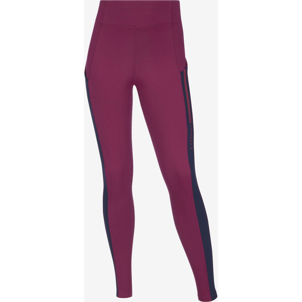 LeMieux Legging d'Équitation Orla Kids Full Grip Blackberry