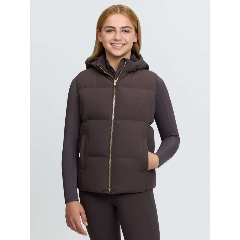 LeMieux Bodychauffant Joey Hooded Kids Cocoa