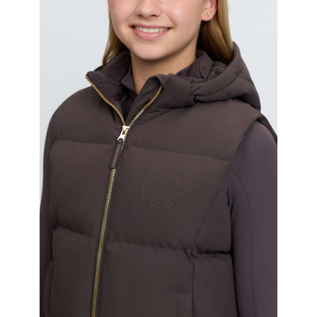 LeMieux Bodychauffant Joey Hooded Kids Cocoa