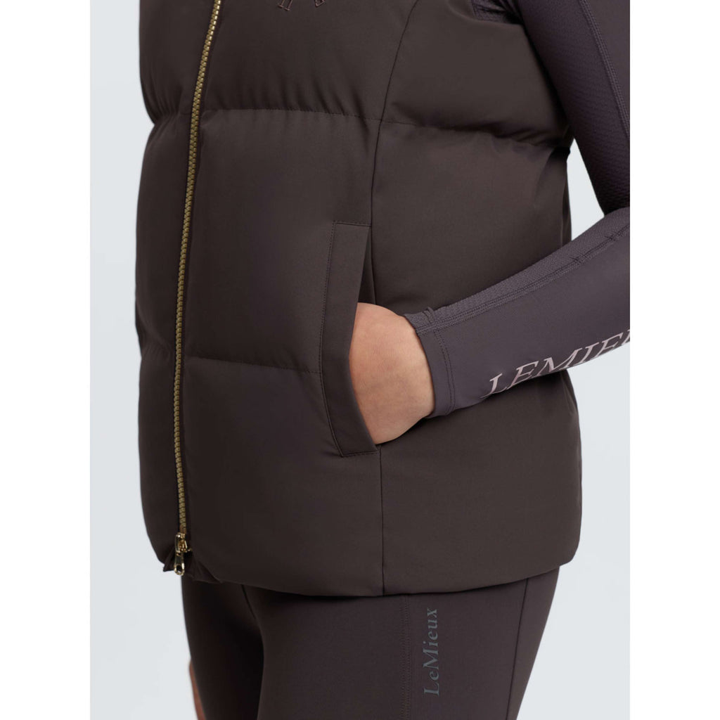 LeMieux Bodychauffant Joey Hooded Kids Cocoa
