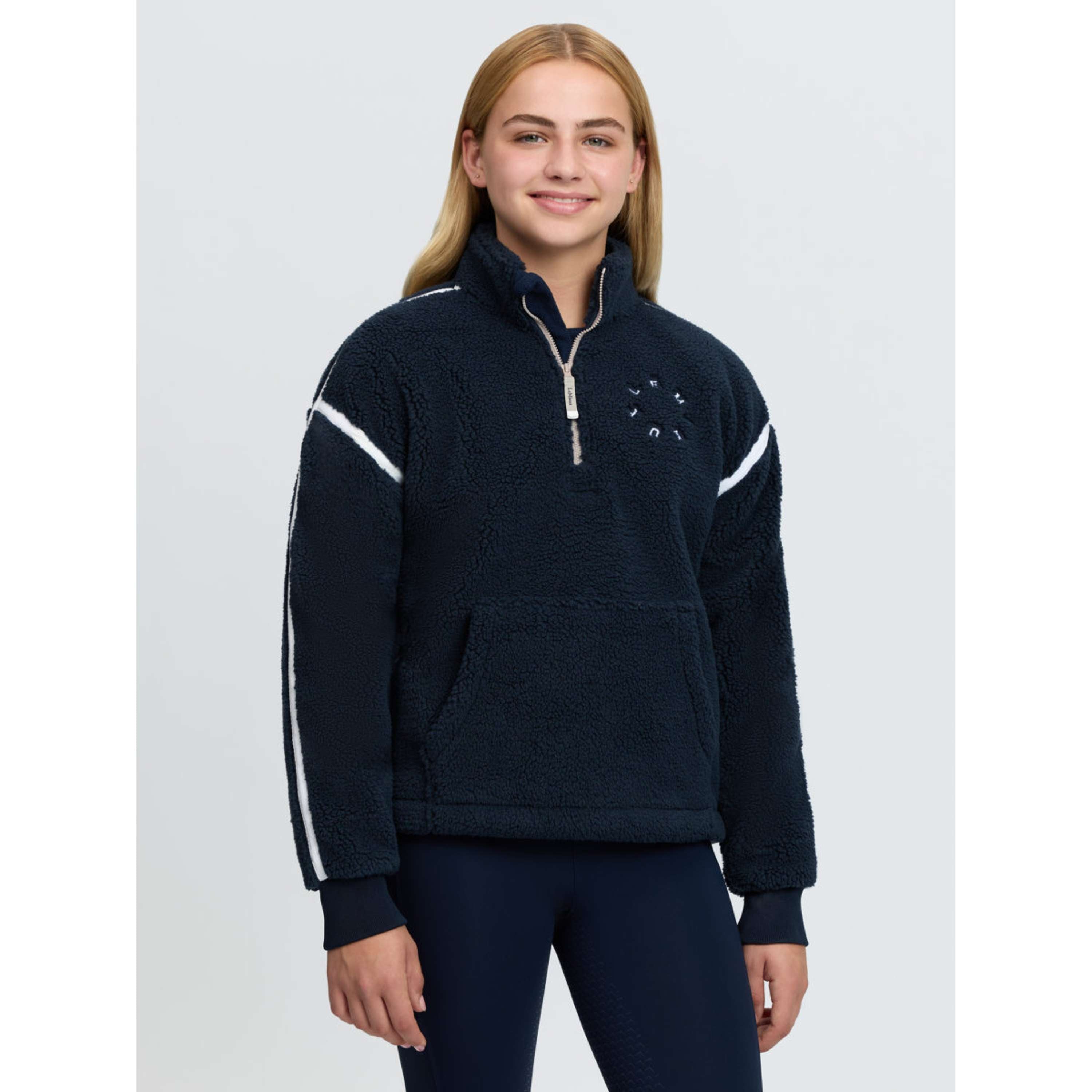 LeMieux Pull Jody Teddy Fleece Kids Marine