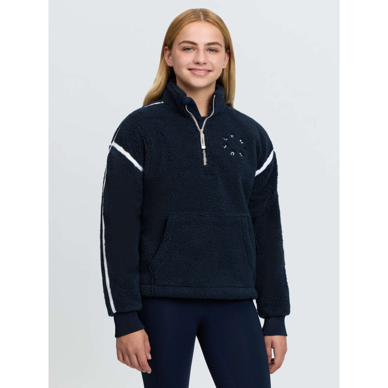 LeMieux Pull Jody Teddy Fleece Kids Marine