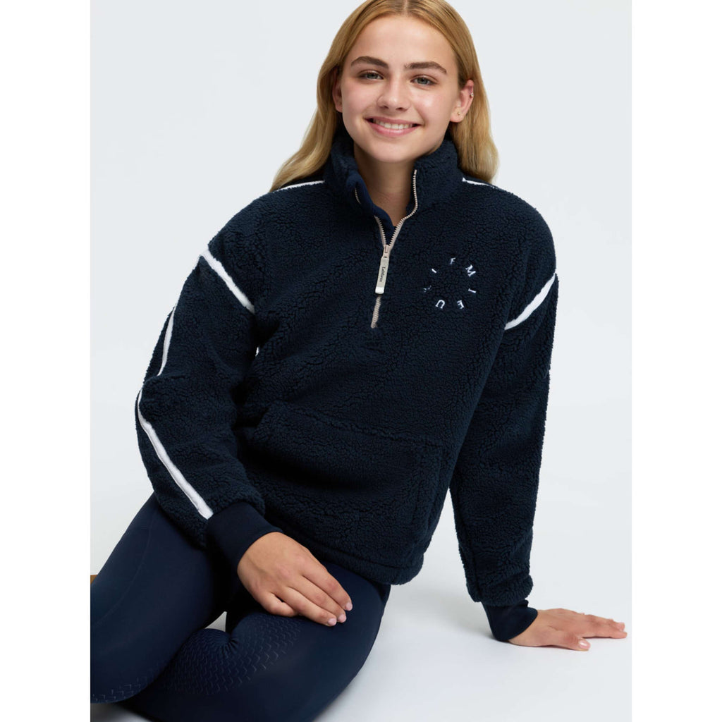LeMieux Pull Jody Teddy Fleece Kids Marine