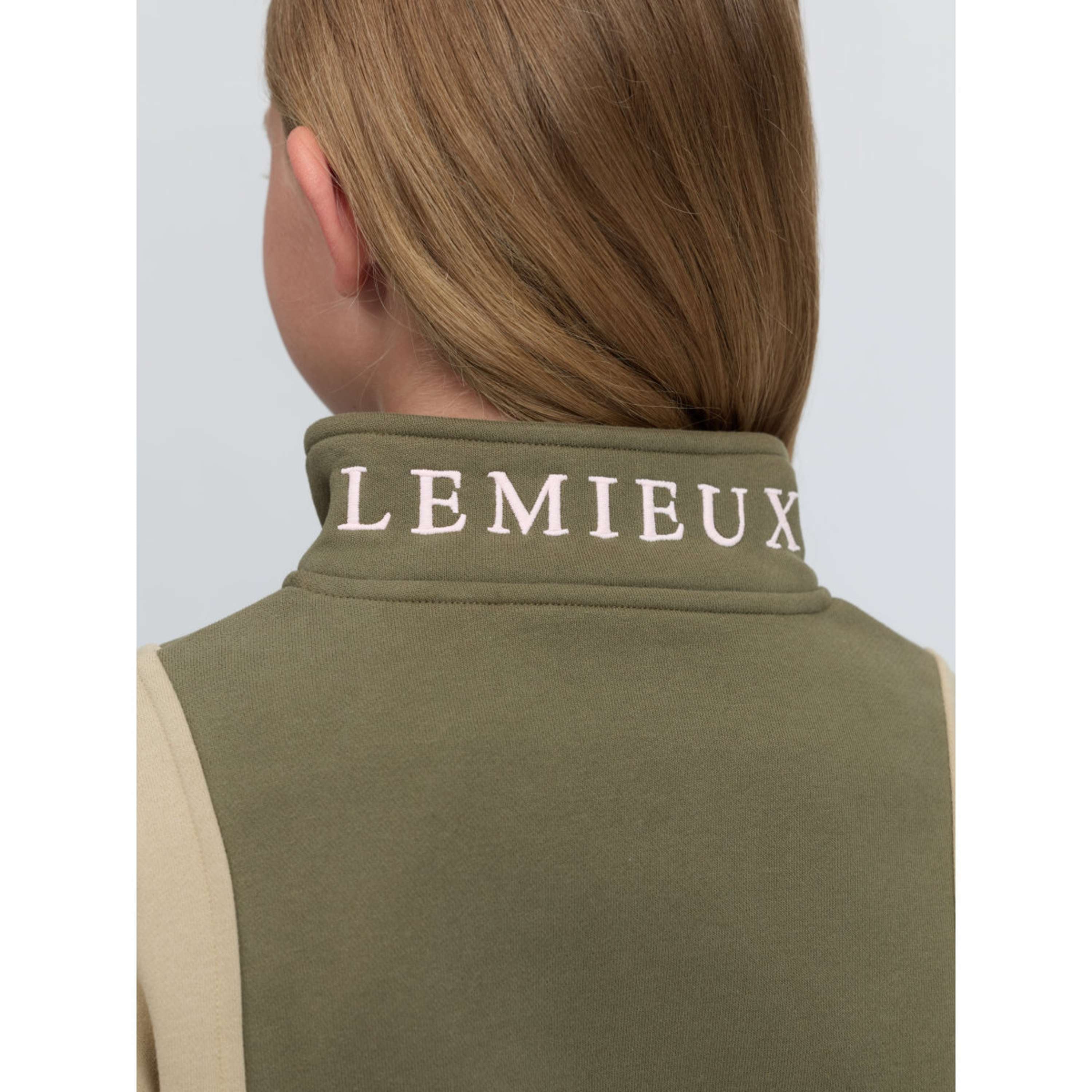 LeMieux Pull Viola Quarter Zip Kids Willow Green