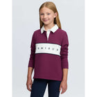 LeMieux Shirt Riley Rugby Kids Longues Manches Blackberry