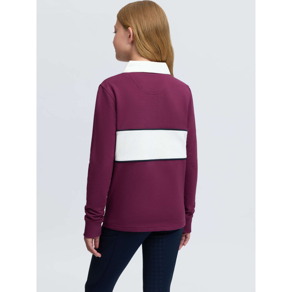 LeMieux Shirt Riley Rugby Kids Longues Manches Blackberry