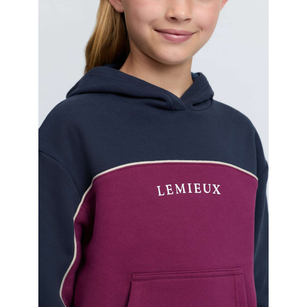 LeMieux Pull col Hoodie Sadie Kids Blackberry