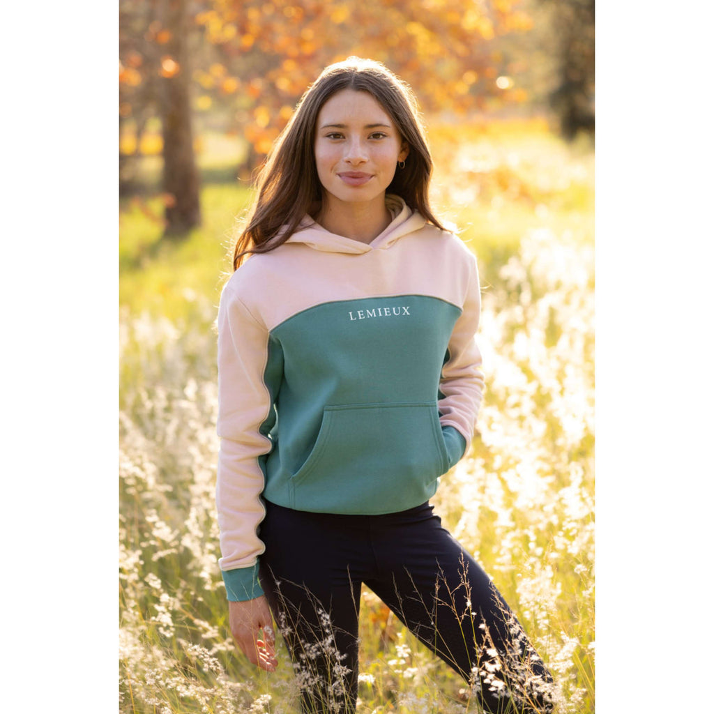 LeMieux Pull col Hoodie Sadie Kids Aloe