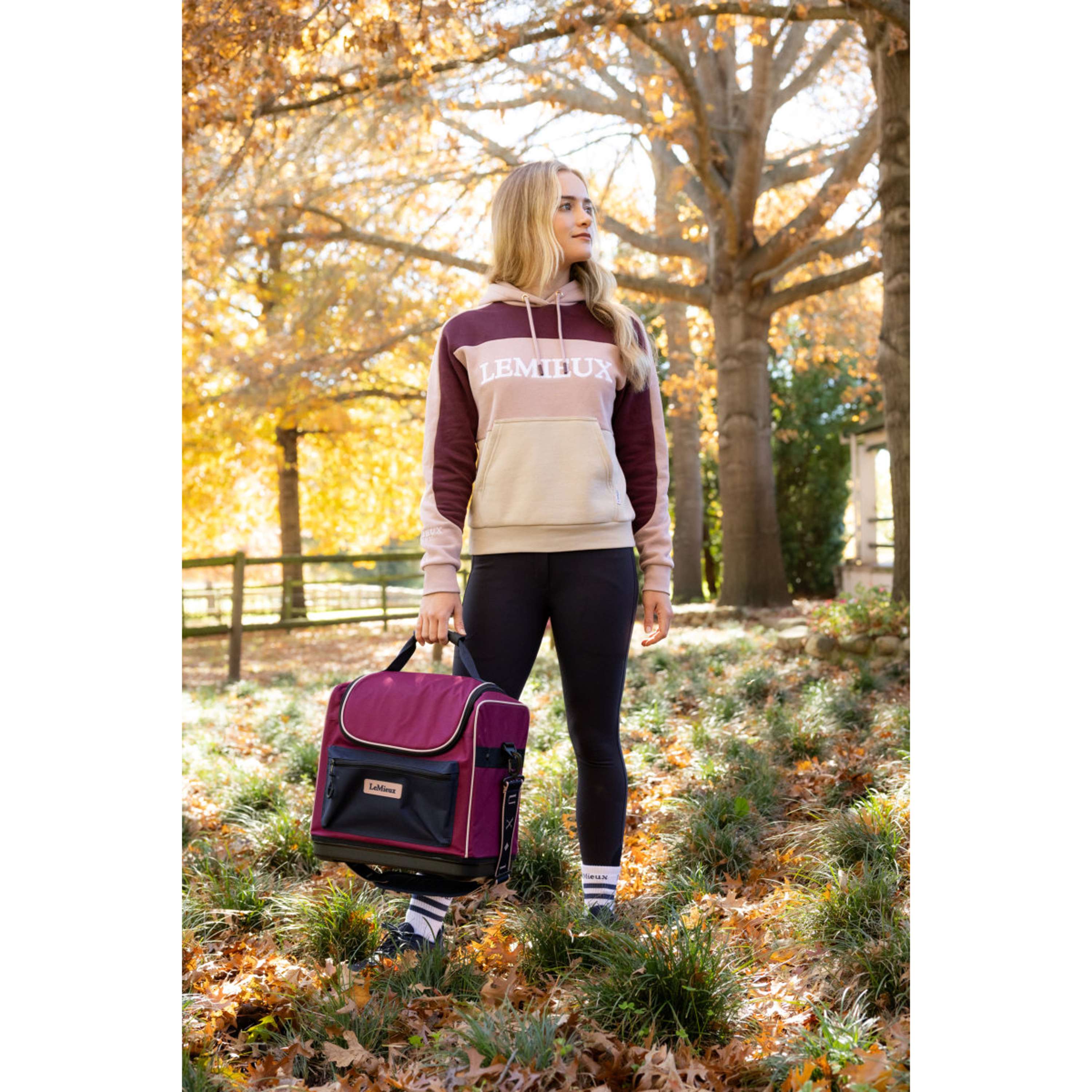 LeMieux Trousse de Pansage Elite Pro AW26 Blackberry