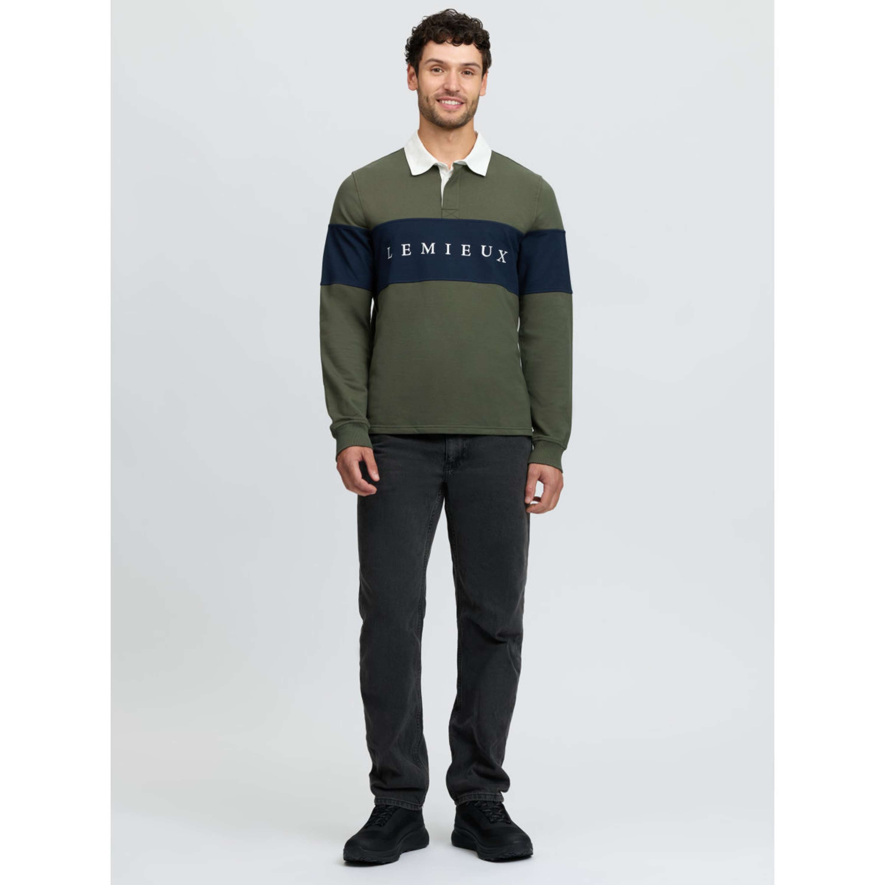 LeMieux Shirt Rugby Hommes Olive