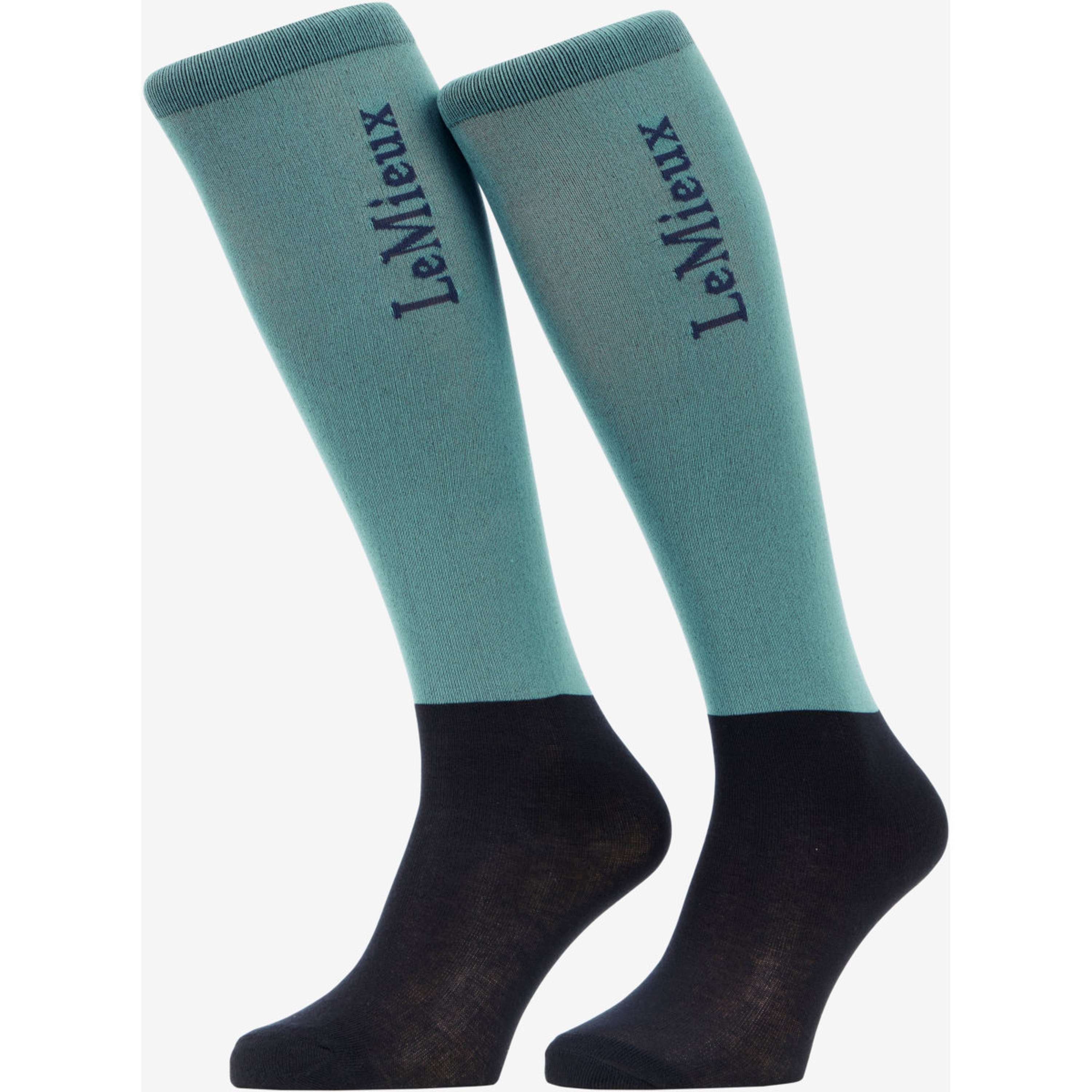 LeMieux Chaussettes d'Équitation Competition 2-pack Aloe